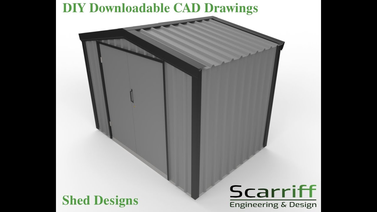 Steel Shed - CAD Drawing Downloads