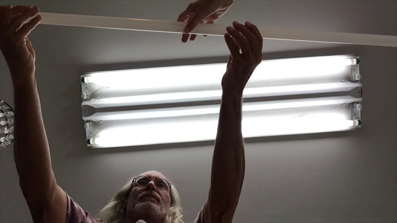 How to clean your LED ceiling light cover and change the bulbs