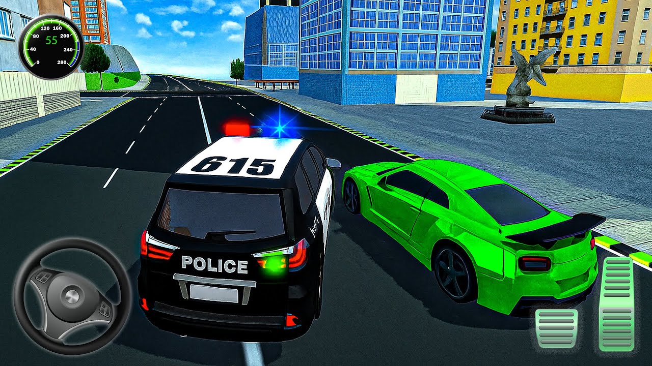 Extreme Police Car Driving Cop Simulator – High Speed Criminal Pursuit – Android GamePlay