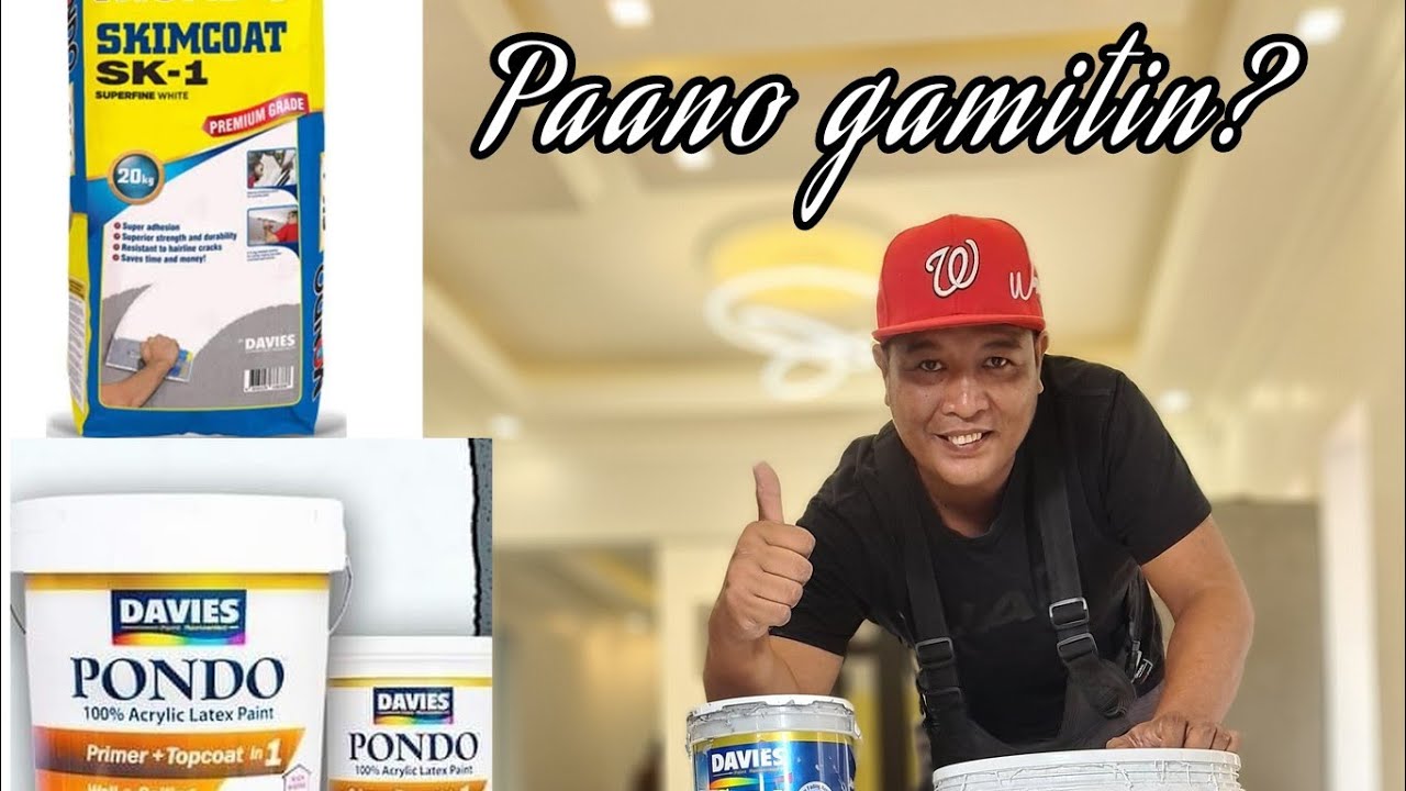 MONDO SKIMCOAT AT PONDO FLAT LATEX PAINT PAANO GAMITIN?