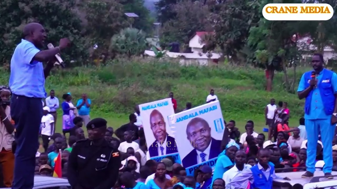 Kitgum Welcomed FDC' Presidential candidate, Hon. Nandala Mafabi with Open Arms: