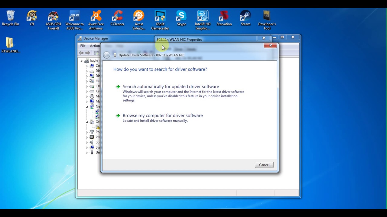 Как установить сетевой адаптер Realtek Wireless LAN 802.11n USB 2.0 для Windows XP, Vista, 7, 8