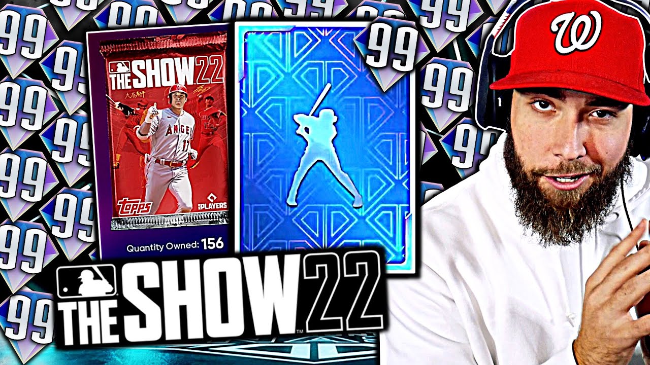 MY 1ST 99 OVERALL!! MLB The Show 22 HUGE Pack Opening & Completing Collections!