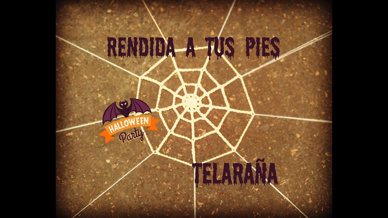 Telaraña a crochet | Especial Halloween
