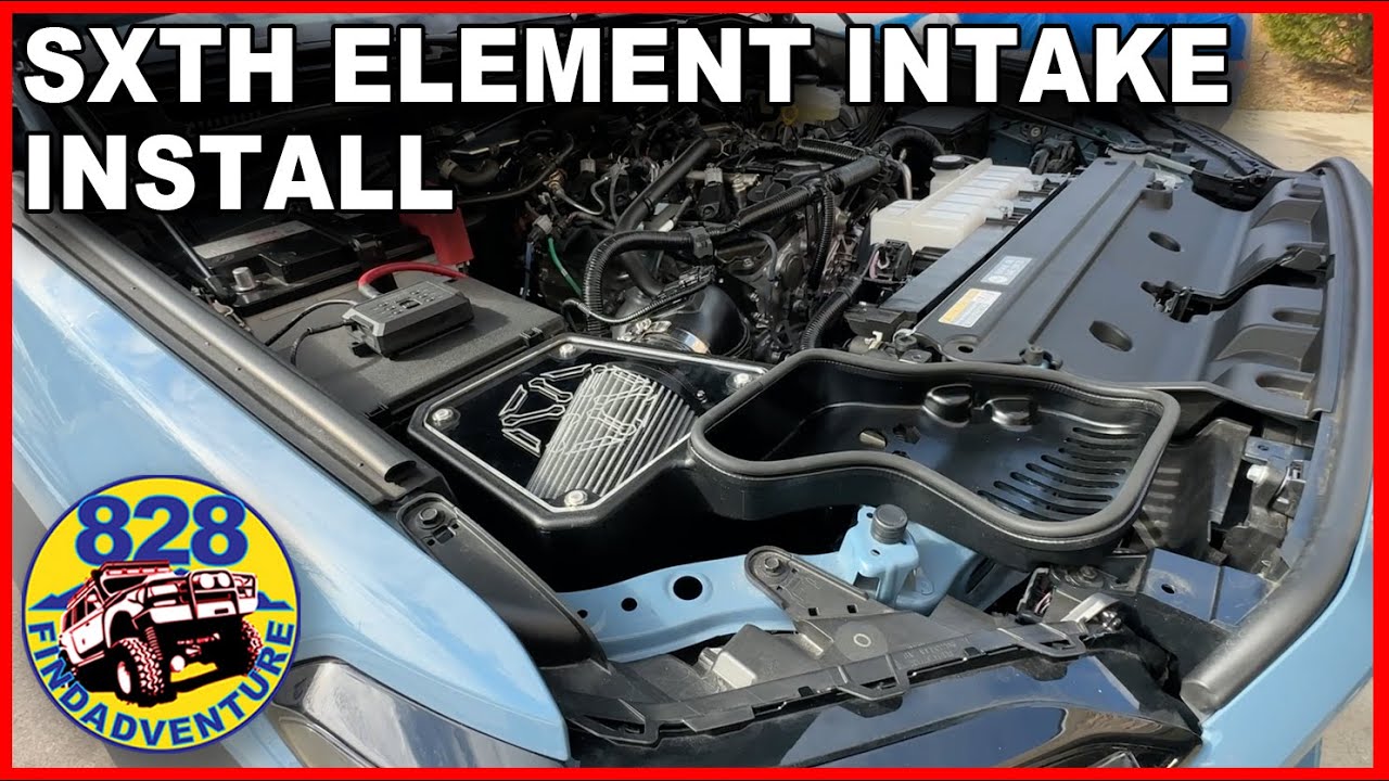 SIXTH ELEMENT Air Intake install #tacoma #4runner #trdpro