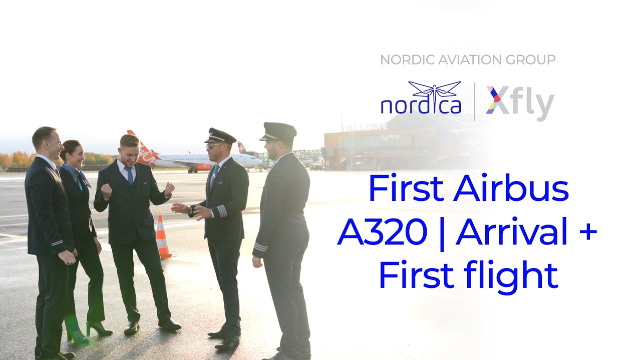 First Airbus A320 | Arrival + First flight