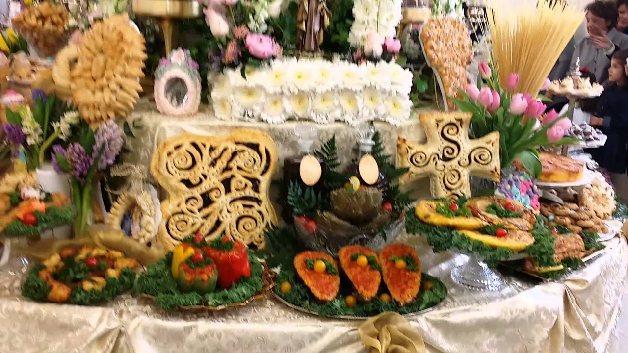 St Joseph's Day Table at Holy Rosary church.