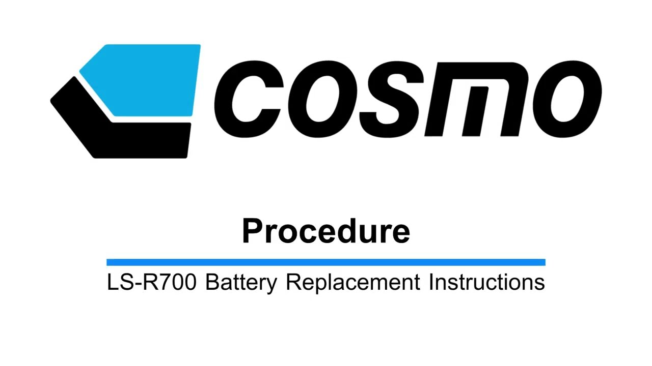 LS-R700 Battery Replacement Procedure