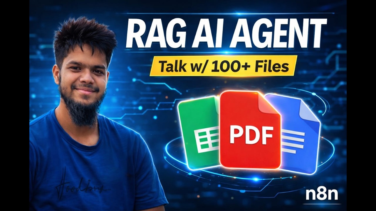 How to Create an RAG Chatbot AI Agent with n8n(No Code, Step by Step Tutorial) | Raihan Hossan