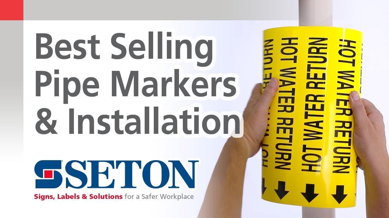 How to Install Our Three Best Selling Pipe Markers | Seton Video