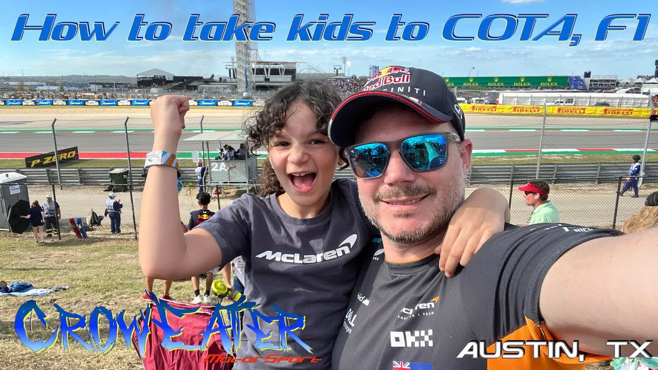 Lot N RV camping with kids at Circuit of the Americas for Austin F1 Grand Prix