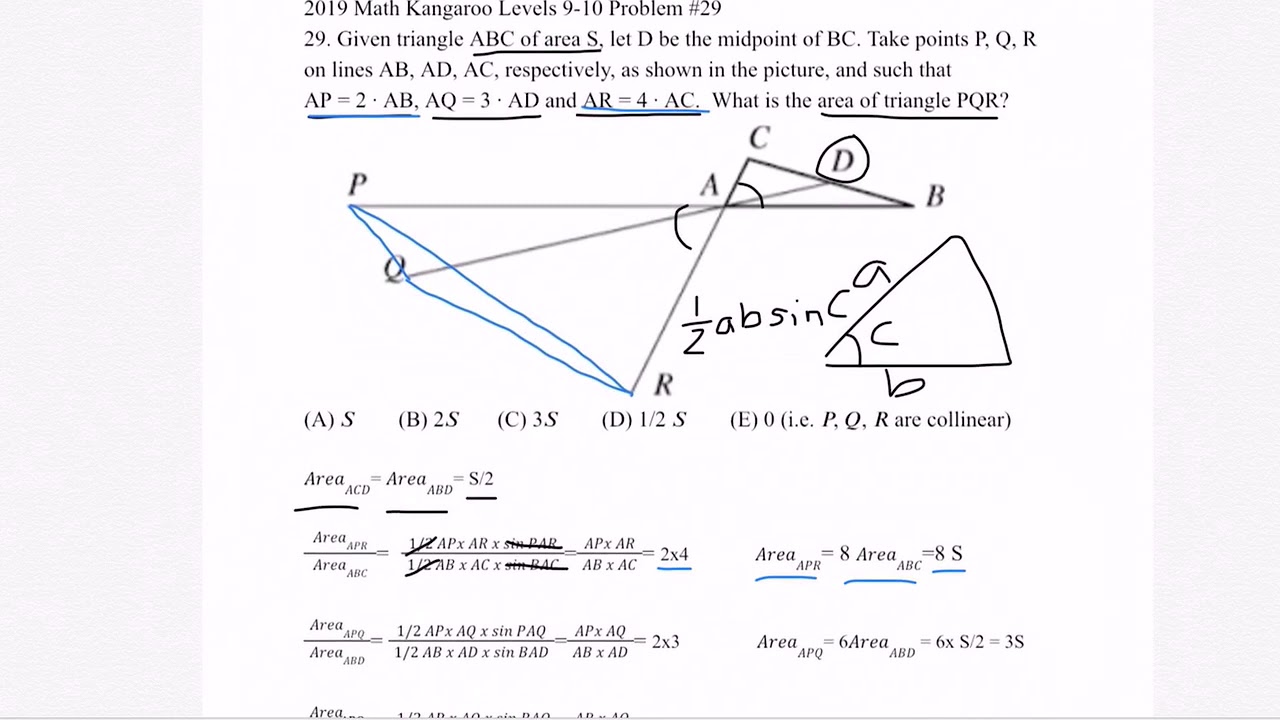 2019 Math Kangaroo Levels 9-10 Problem #29