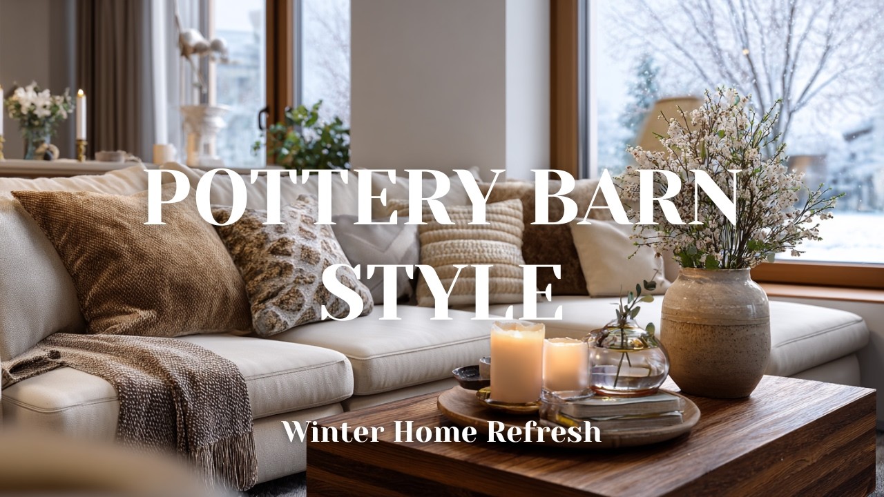 ❄️ Обновление дома к зиме | Уютная элегантность в стиле Pottery Barn