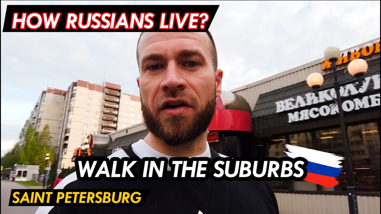 How Russians live? Walk in Russian Suburbs