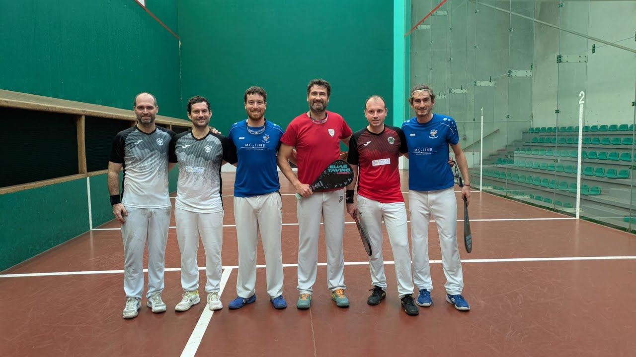 Challenge LAU KIROL de Paleta gomme creuse à Pessac Pelote basque les spécialités de trinquet