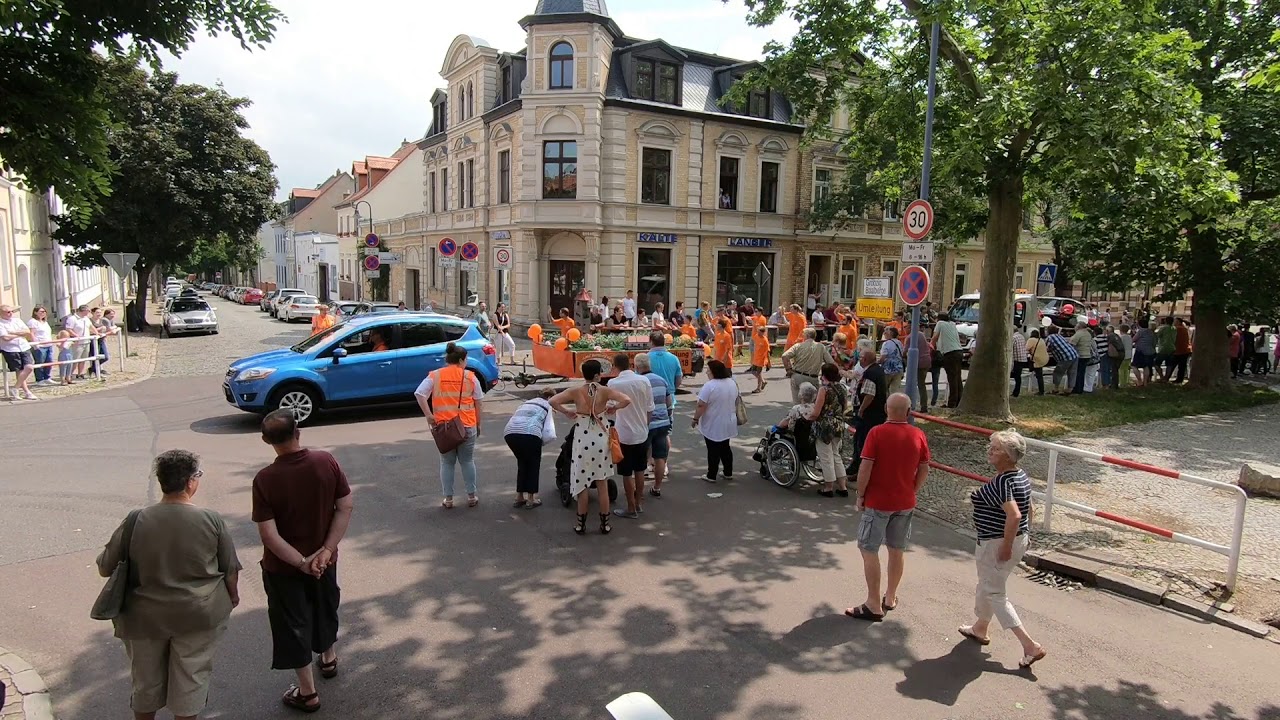 Festumzug zum 50 Stadt- und Rosenfest 2018 in Bernburg  (Teil-1/4)