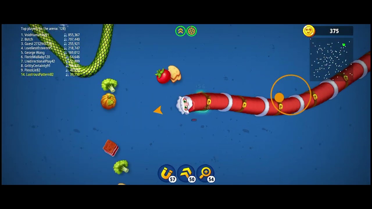 WoRMS ZoNE lo GlANT SLLTHER SNAKk Topob Epic Worms Zone Best Gameplay 