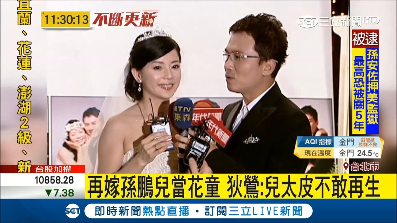 再嫁孫鵬兒當花童 狄鶯：兒太皮不敢再生｜【娛樂星世界】20180329｜三立新聞台