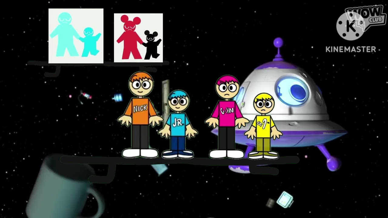 Alien Monkeys Space Roket Astronut Nick Jr Dirty Humanized