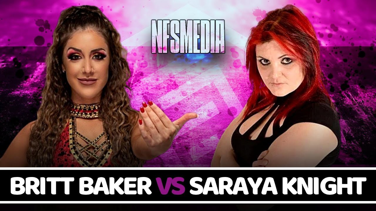 Brit Baker VS Saraya Knight #nfsmedia #wrestling #womenswrestling #femalewrestler