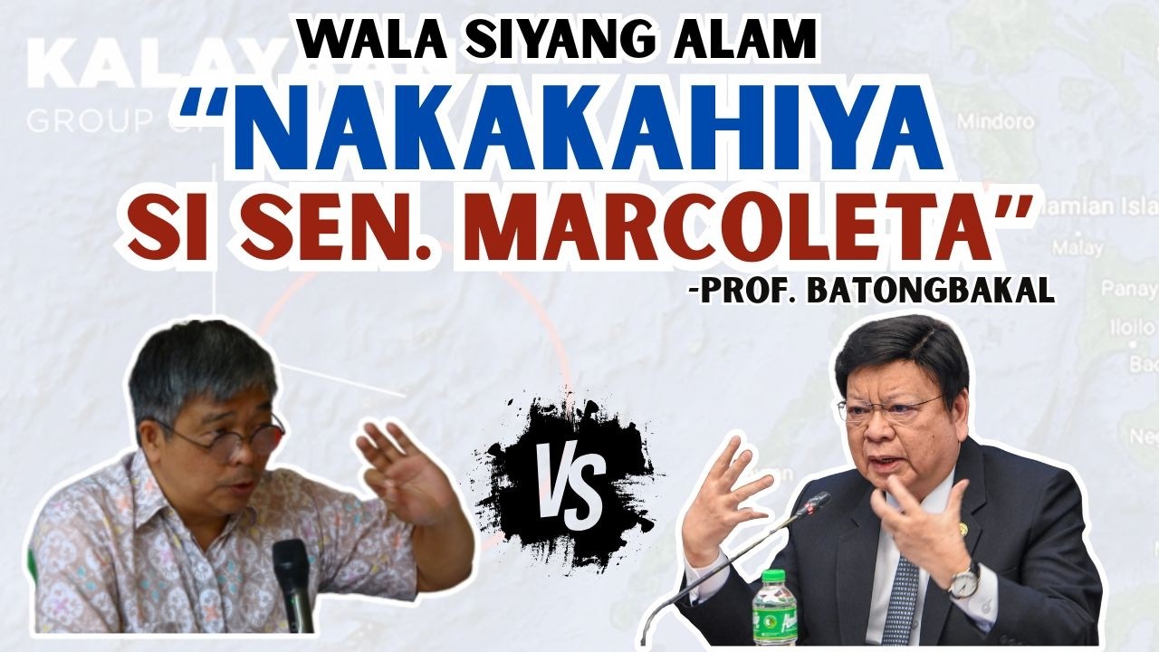 SEN. MARCOLETA, NAKAKAHIYA NA DAW (AYON KAY PROF. BATONGBAKAL)