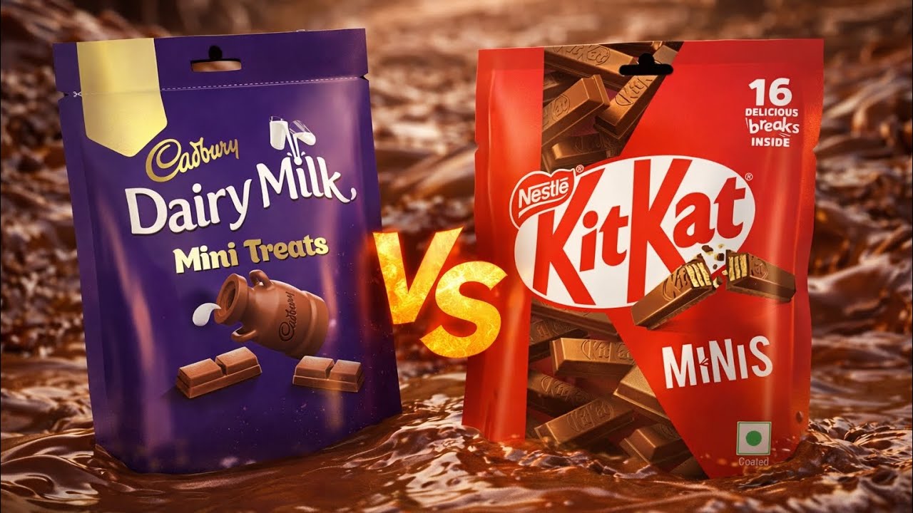 Dairy Milk Mini VS Kitkat Minis