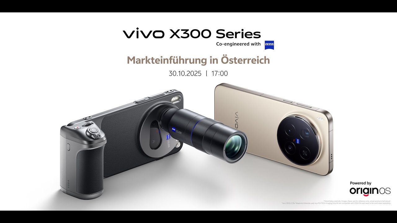 vivo X300 Serie Europäisches Launch-Event