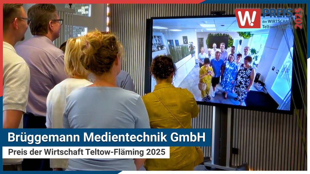 Br&uuml;ggemann Medientechnik GmbH | Preis der Wirtschaft Teltow-Fl&auml;ming 2025