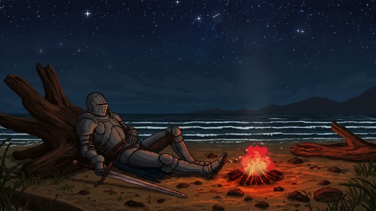 Rest Here, Traveler, by the Ocean Flame