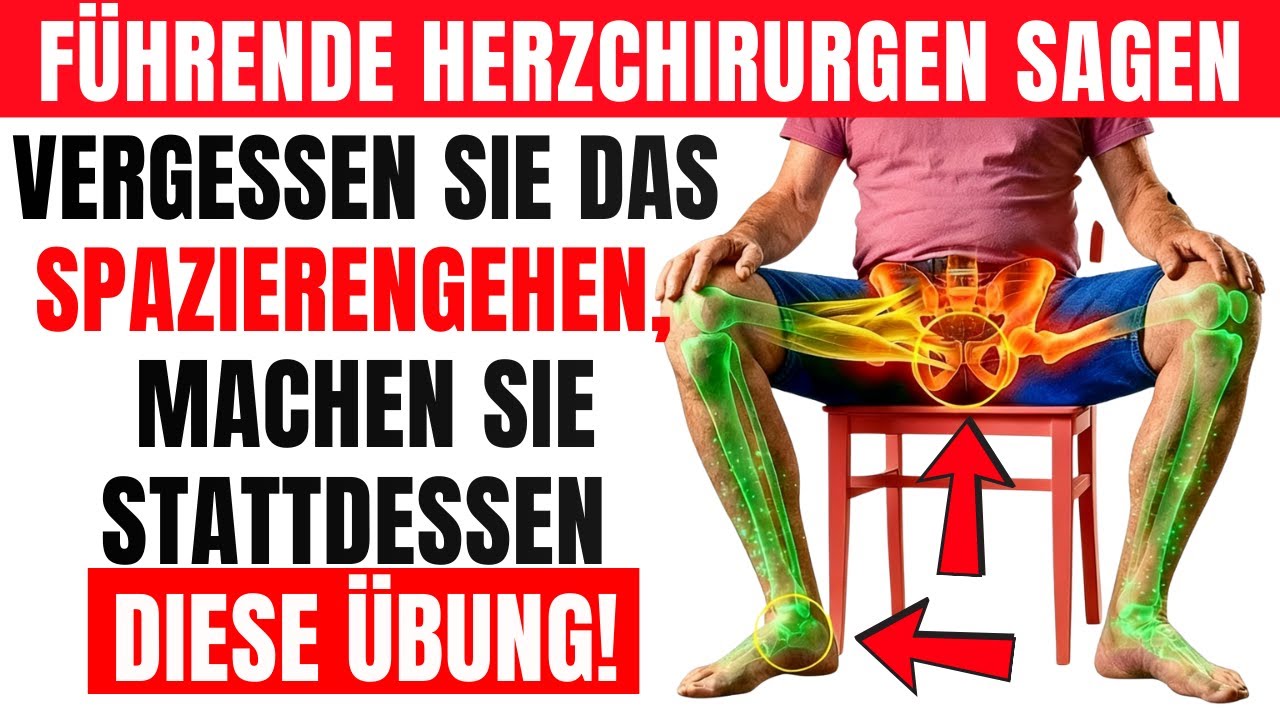 Über 60? Diese EINE Stuhl-Übung ist besser als Gehen (von Chirurgen empfohlen)