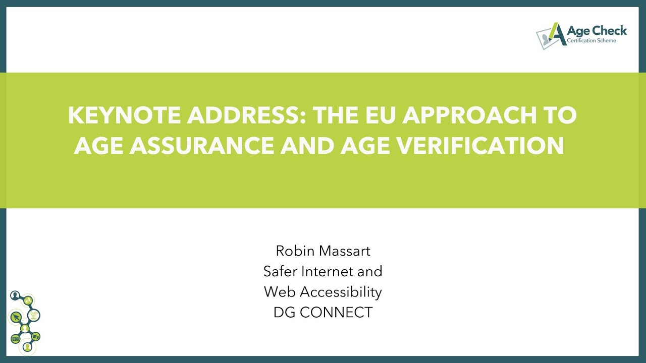 Keynote Address: The EU approach to age assurance and age verification.