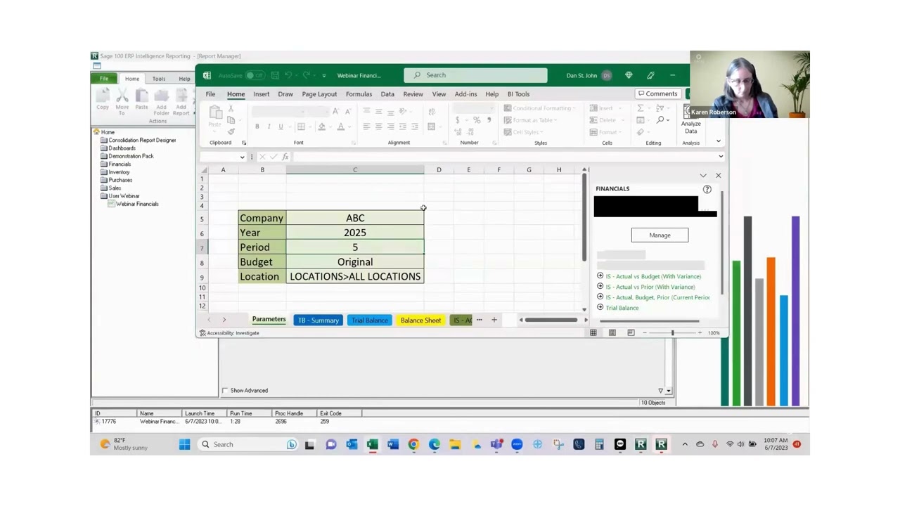Basics of Sage Intelligence Reporting
