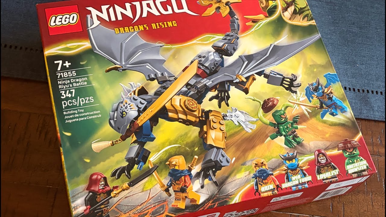 Building the LEGO Ninjago Ninja Dragon Riyu’s Battle Live