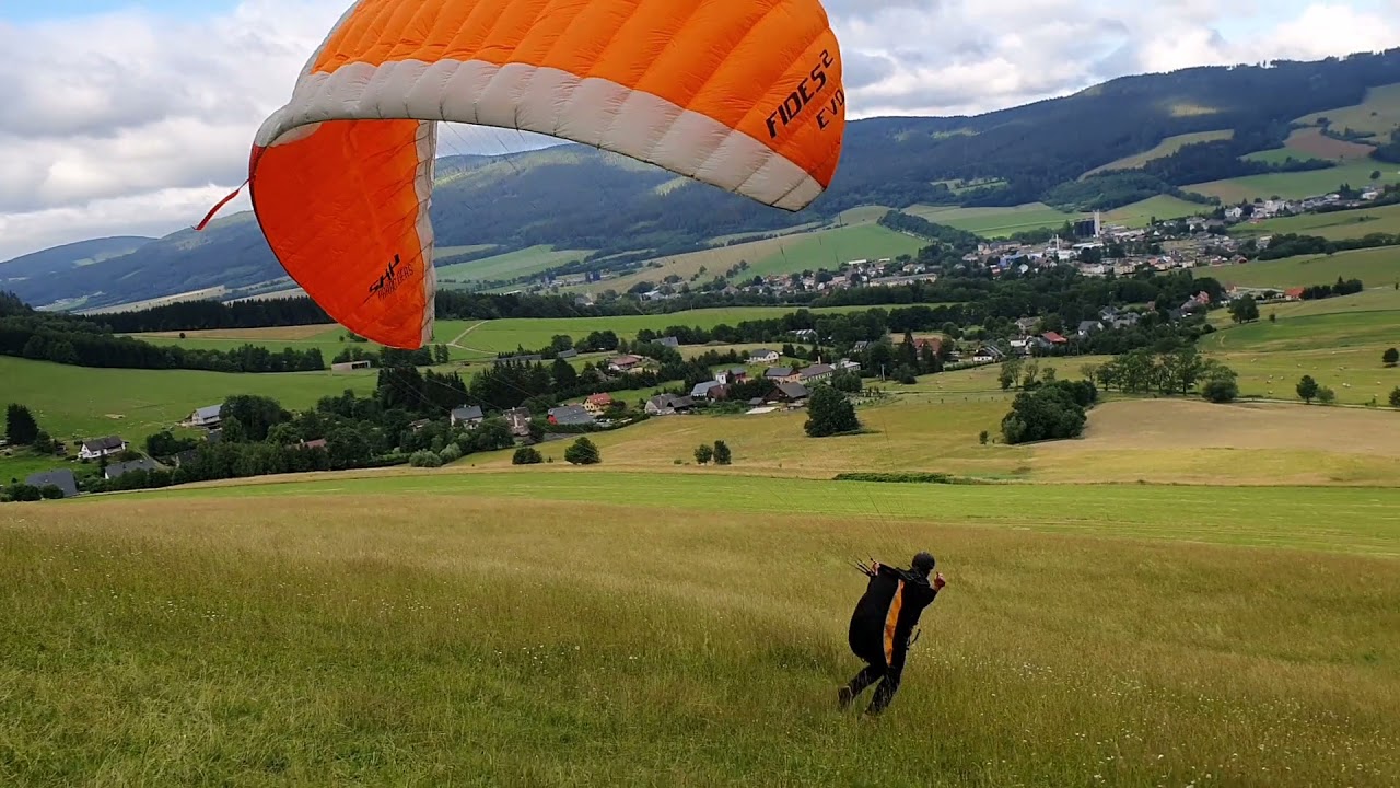 Paragliding- Moje začátky = Velká legrace
