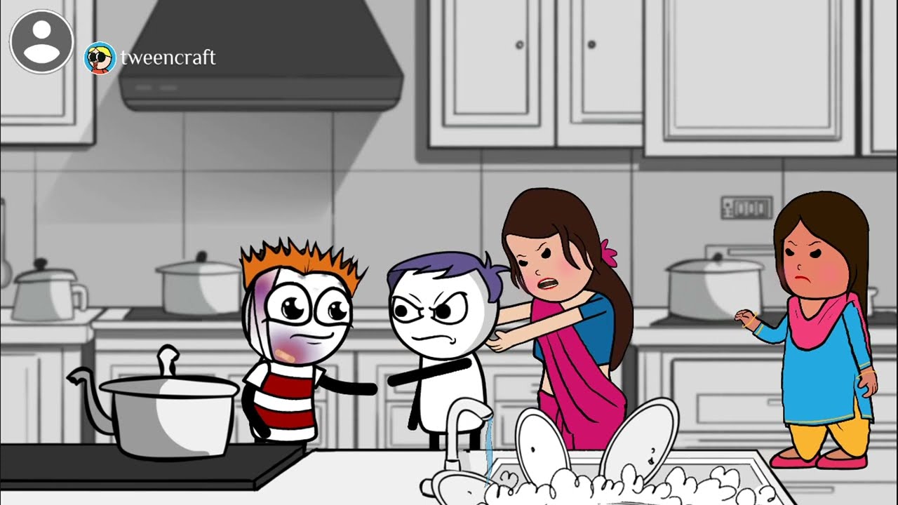 #property ke liye Bhai Bhai ki ladai karvai bhabhi ne#YouTube comedy funny cartoon short video vira