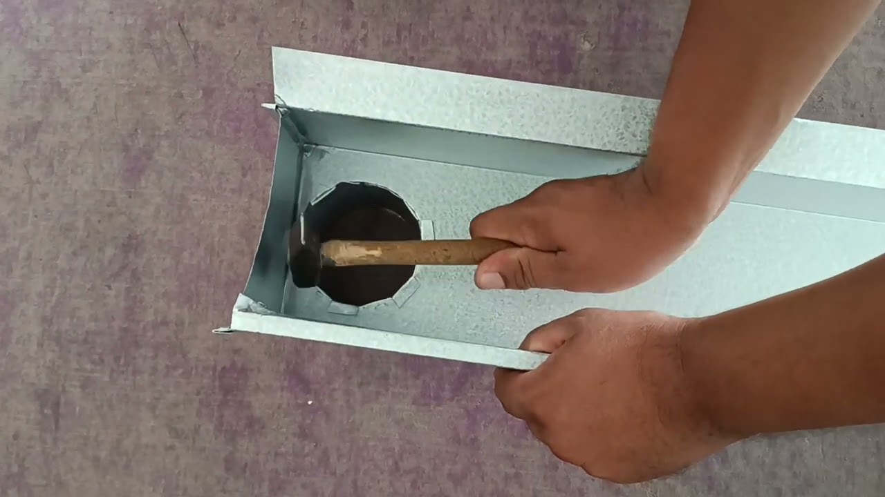 Como colocar bocal na calha