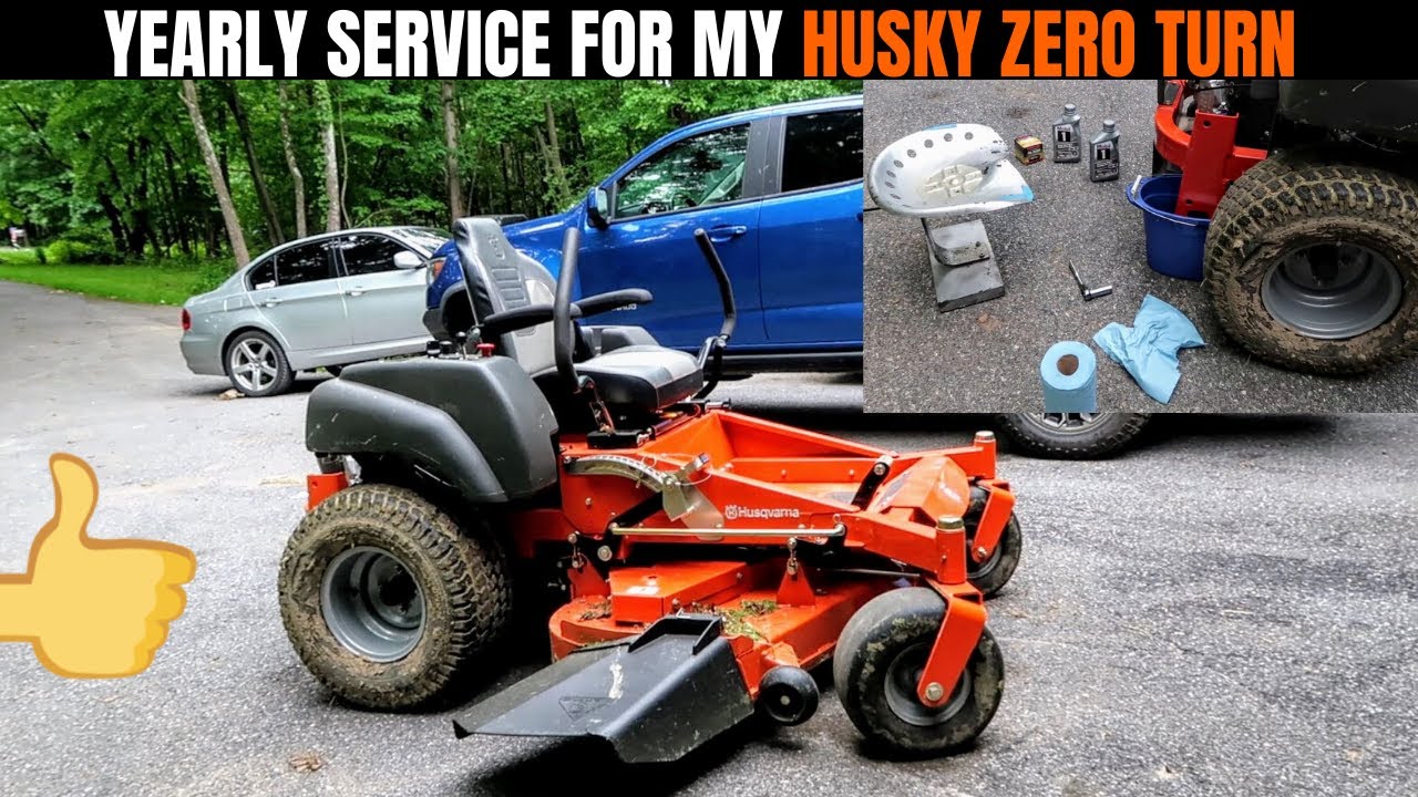 Yearly Service and Maintanance of the Husqvarna Zero Turn Mower - Husky  MZ52