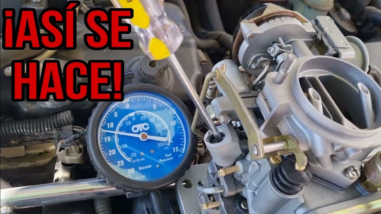COMO CARBURAR MAZDA B2000 Nikki con termostato