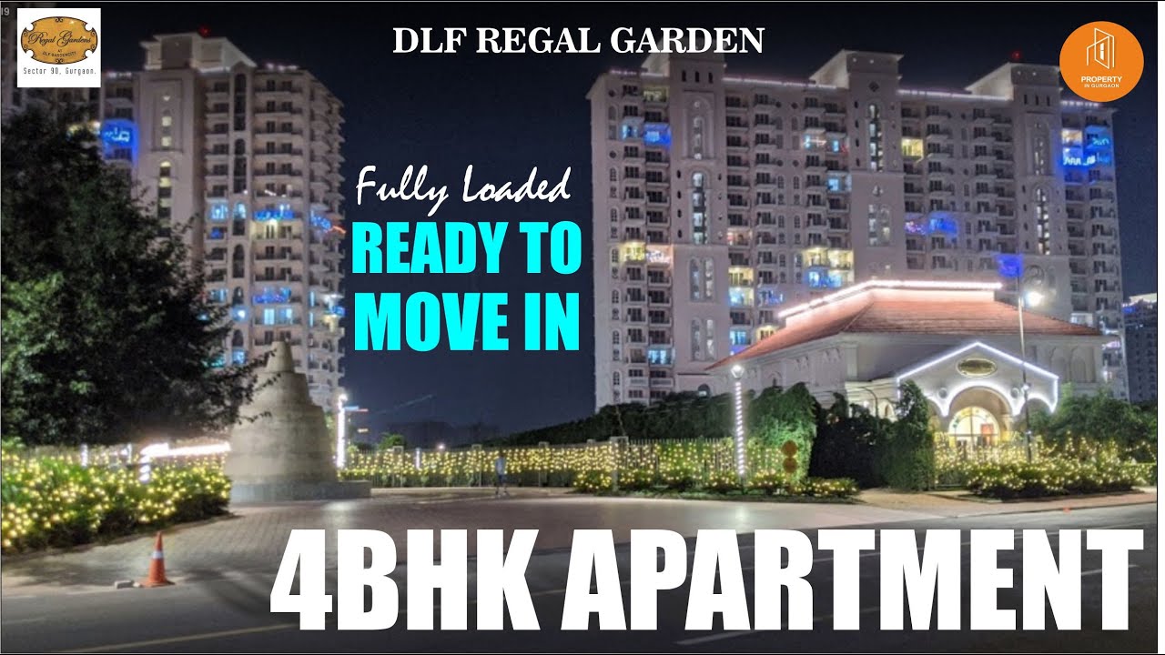 DLF Regal Gardens 4 BHK Fully loaded Apartments Tour Video