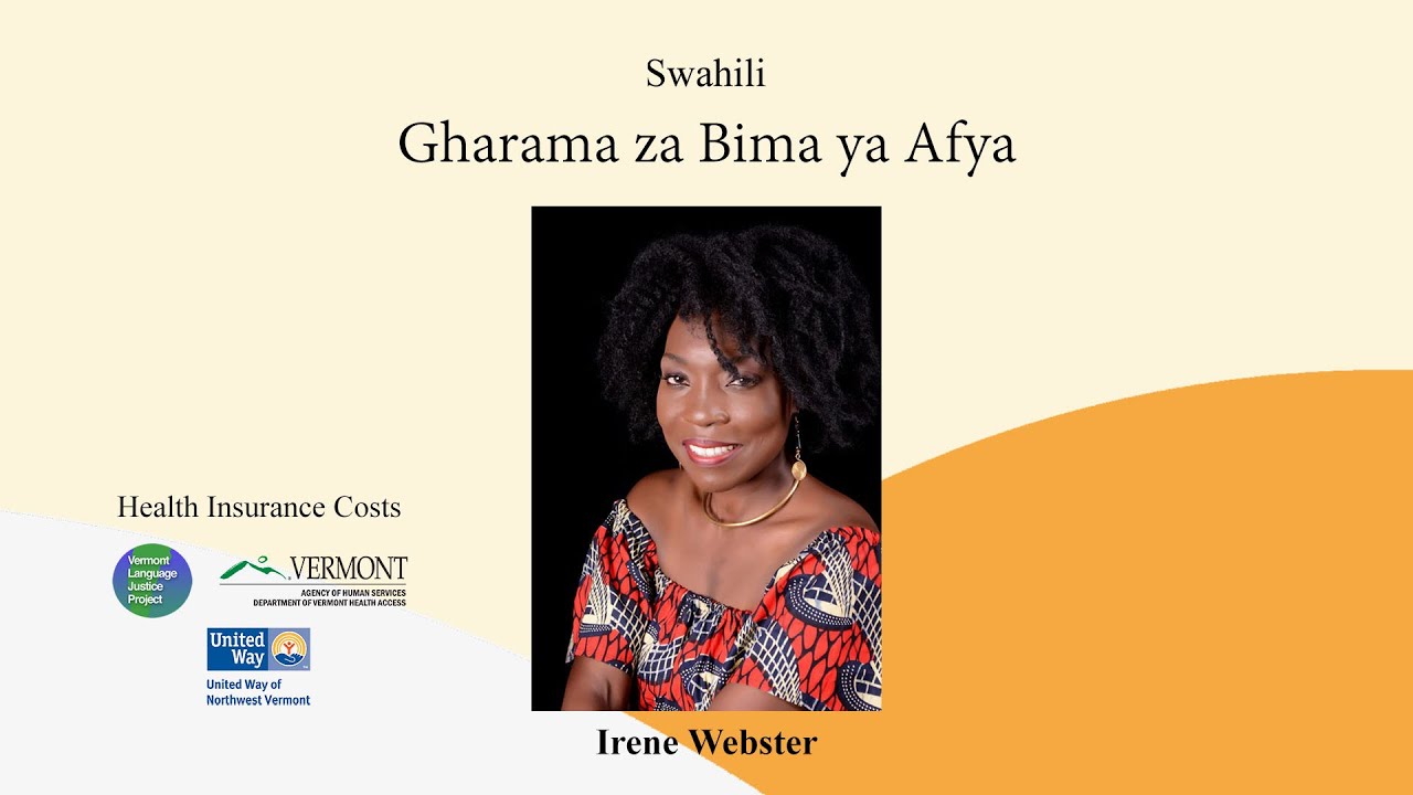 SWAHILI: Gharama za Bima ya Afya. Health Insurance Costs