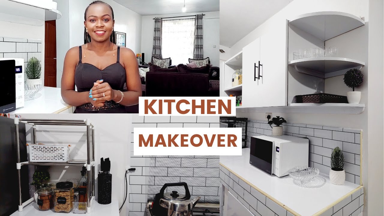 KITCHEN MAKEOVER ON A BUDGET DIY//How To Update Kitchen Cabinets