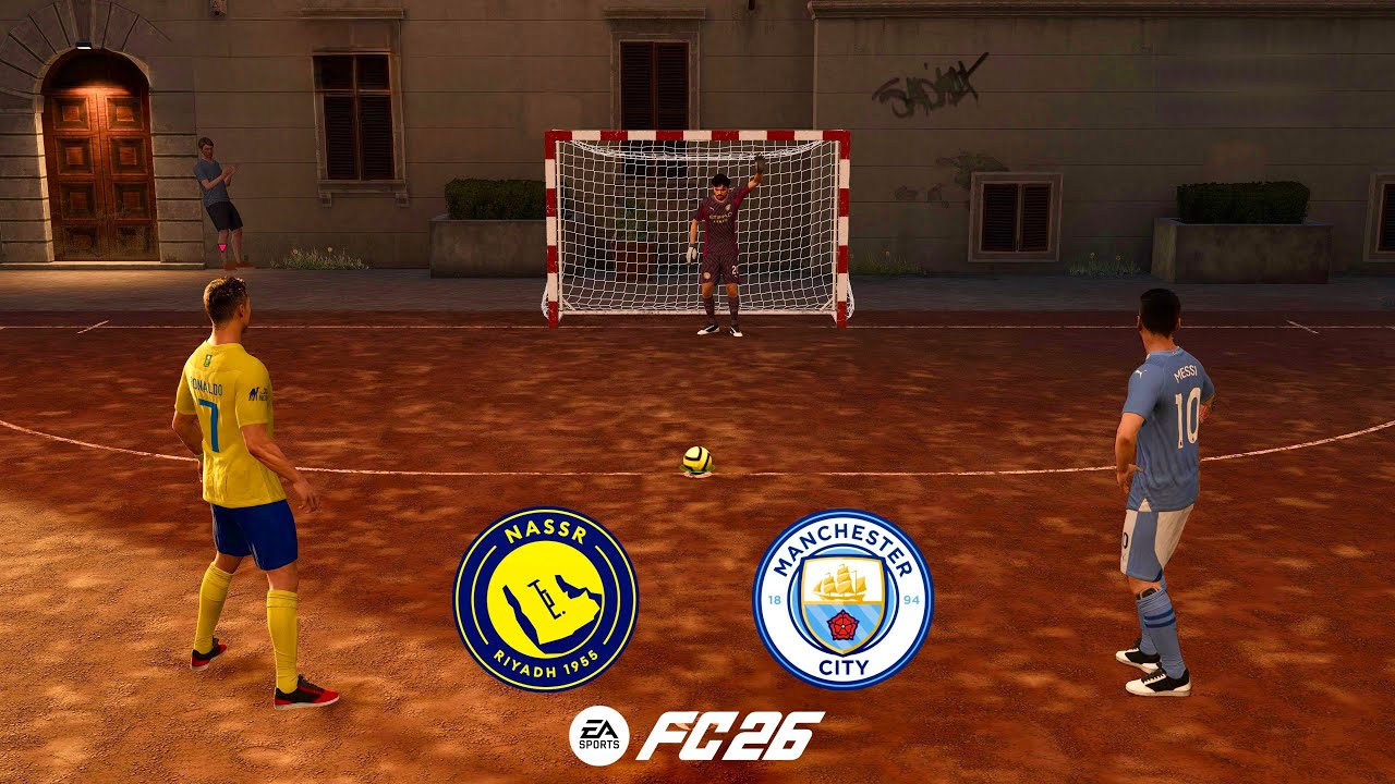 FC 26 Volta Football | Al Nassr vs Man City | Ronaldo Messi Neymar Mbappe Haaland Vinicius - PS5