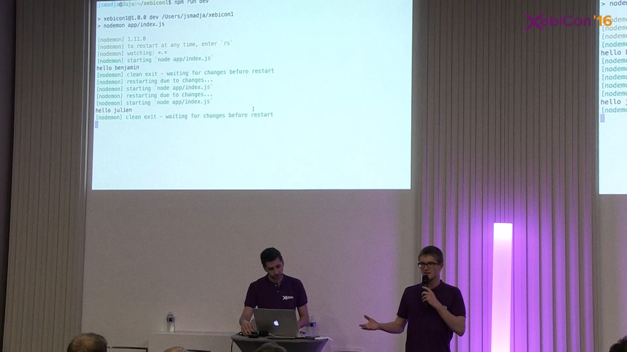 XebiCon'16 : NodeJS x Craftsmanship - Comment faire un projet dans les r&egrave;gles de l'art.