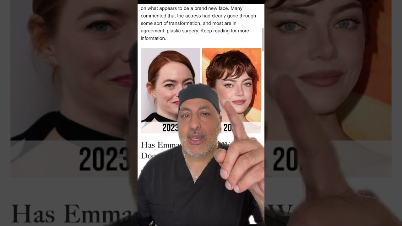 Plastic surgeon reacts to Emma Stone’s transformation✨