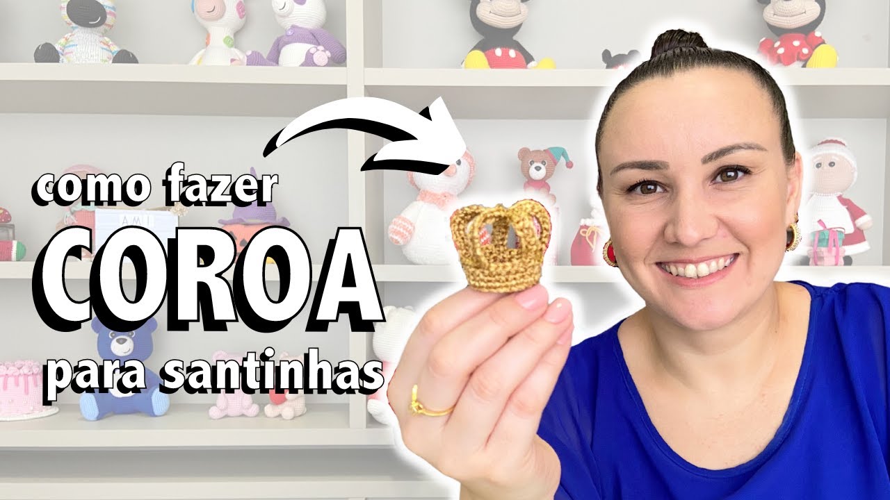 COROA NOSSA SENHORA APARECIDA | Amigurumi Passo a Passo