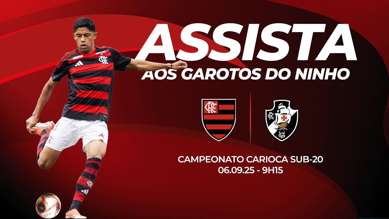🔴 AO VIVO: FLAMENGO X VASCO | CARIOC&Atilde;O SUB-20 (06/09/25)