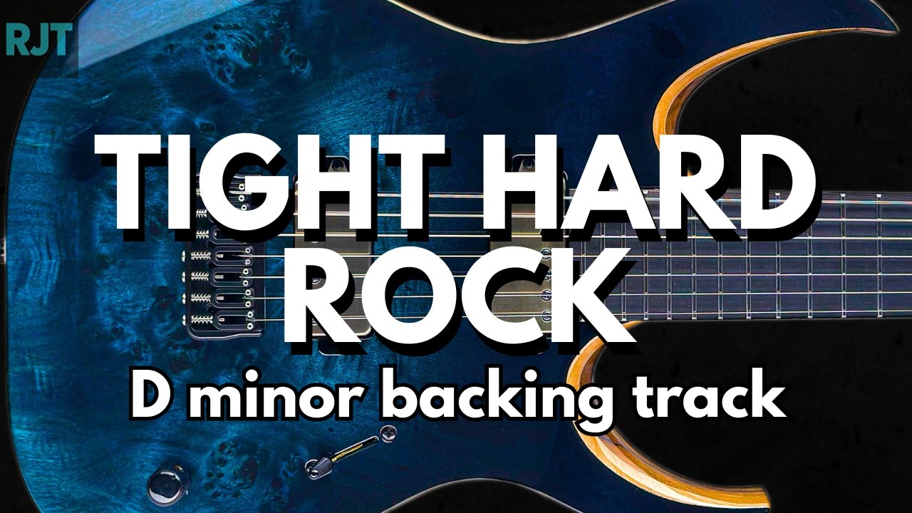 Tight Hard Rock Backing Track For Guitar In D Minor