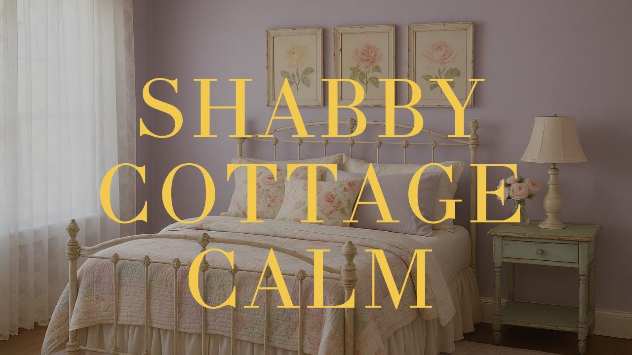 Shabby Chic Cottage Ambience | Cozy European Interiors & Relaxing Music