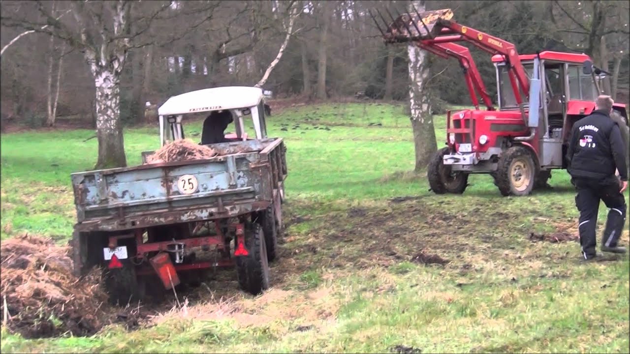 Mist fahren Ihc,Schl&uuml;ter,Lanz Bulldog