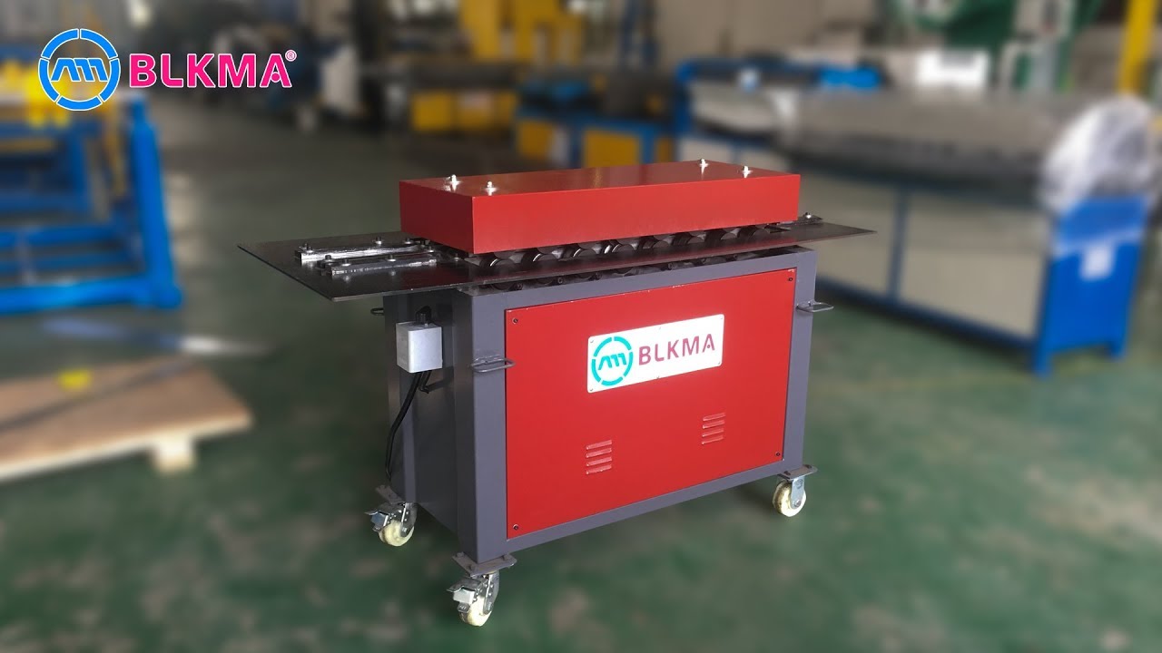 BLKMA Company S shape lock former machine / pittsburgh lockformer / S lock forming machine